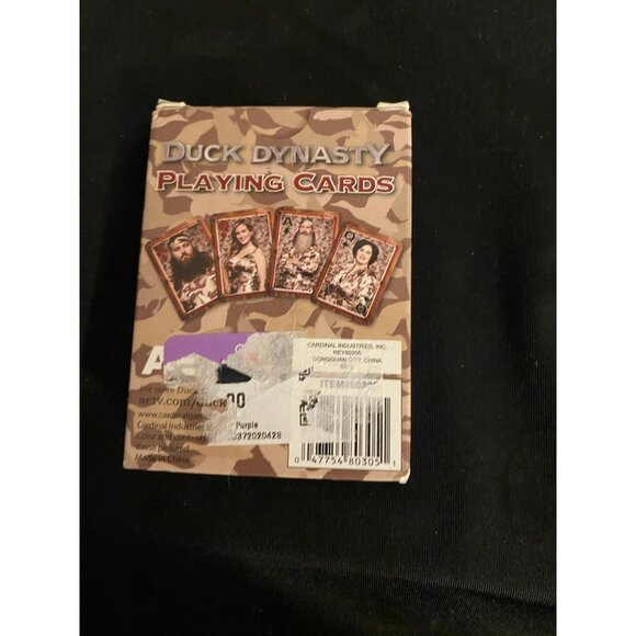 Used Duck Dynasty Playing Cards | A&E Cardinal Industries Deck | Camouflage Fami - Picture 3 of 4